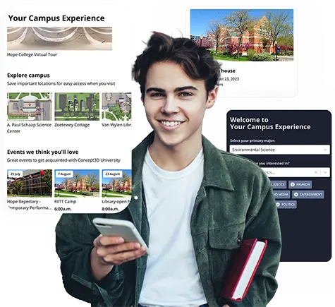 My Campus Experience App Illustration