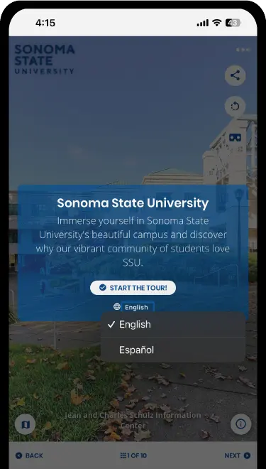 Sonoma State Mobile Screenshot