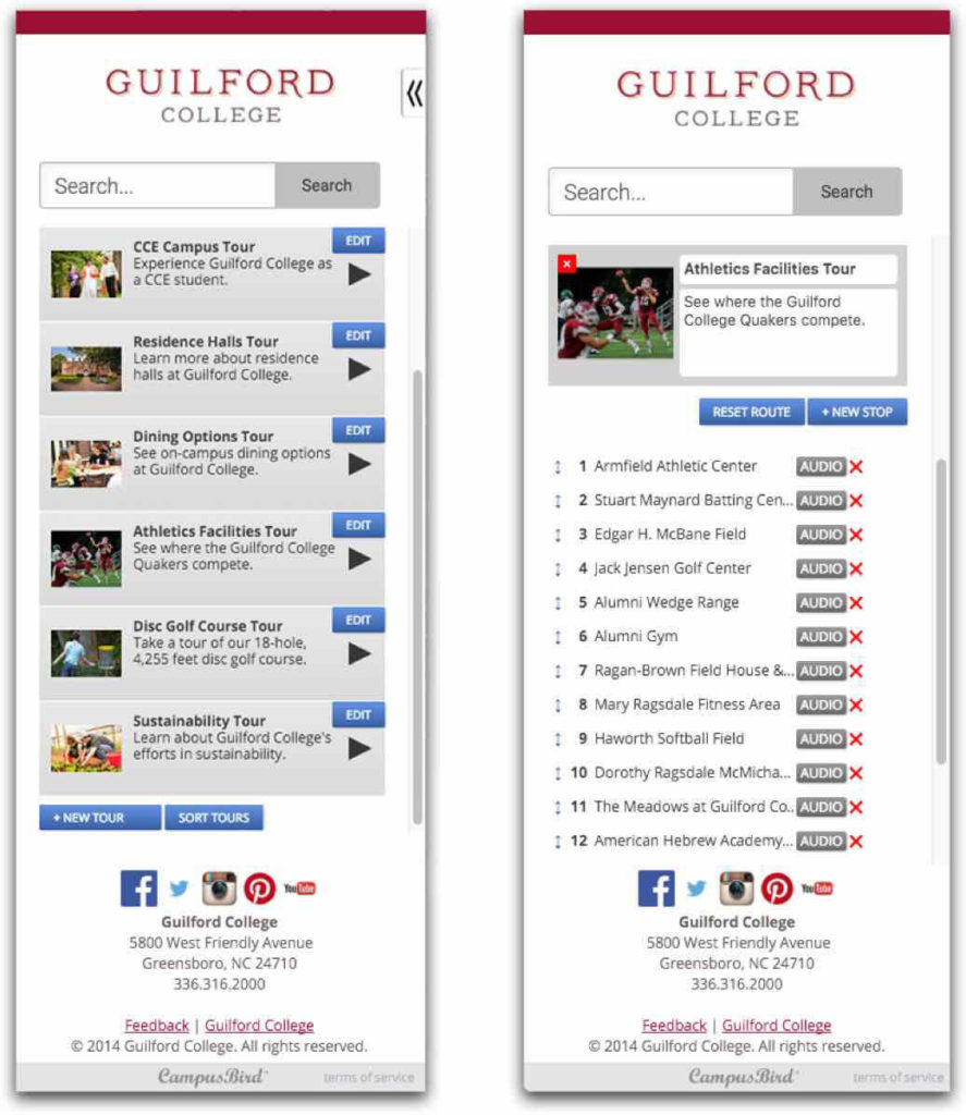 Virtual tour of Guilford College