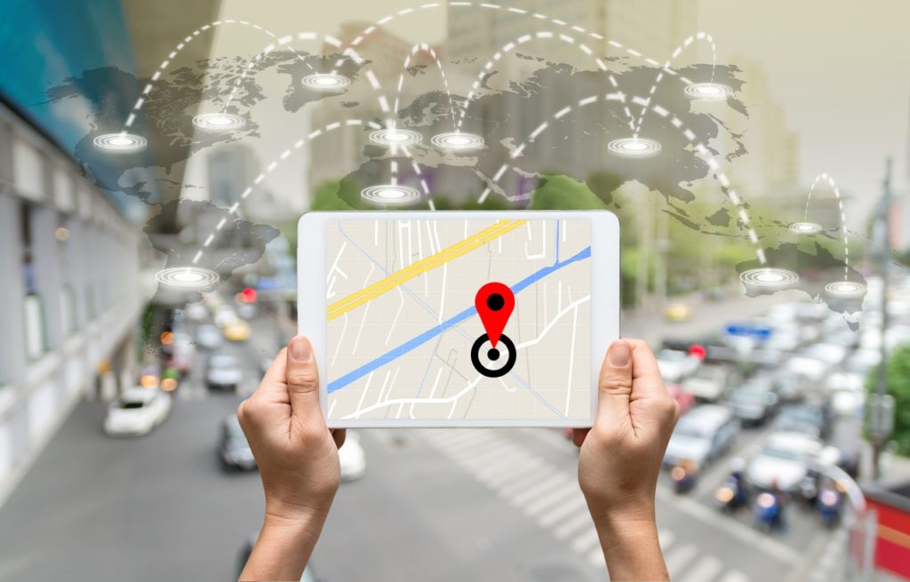 Global map locations on Tablet