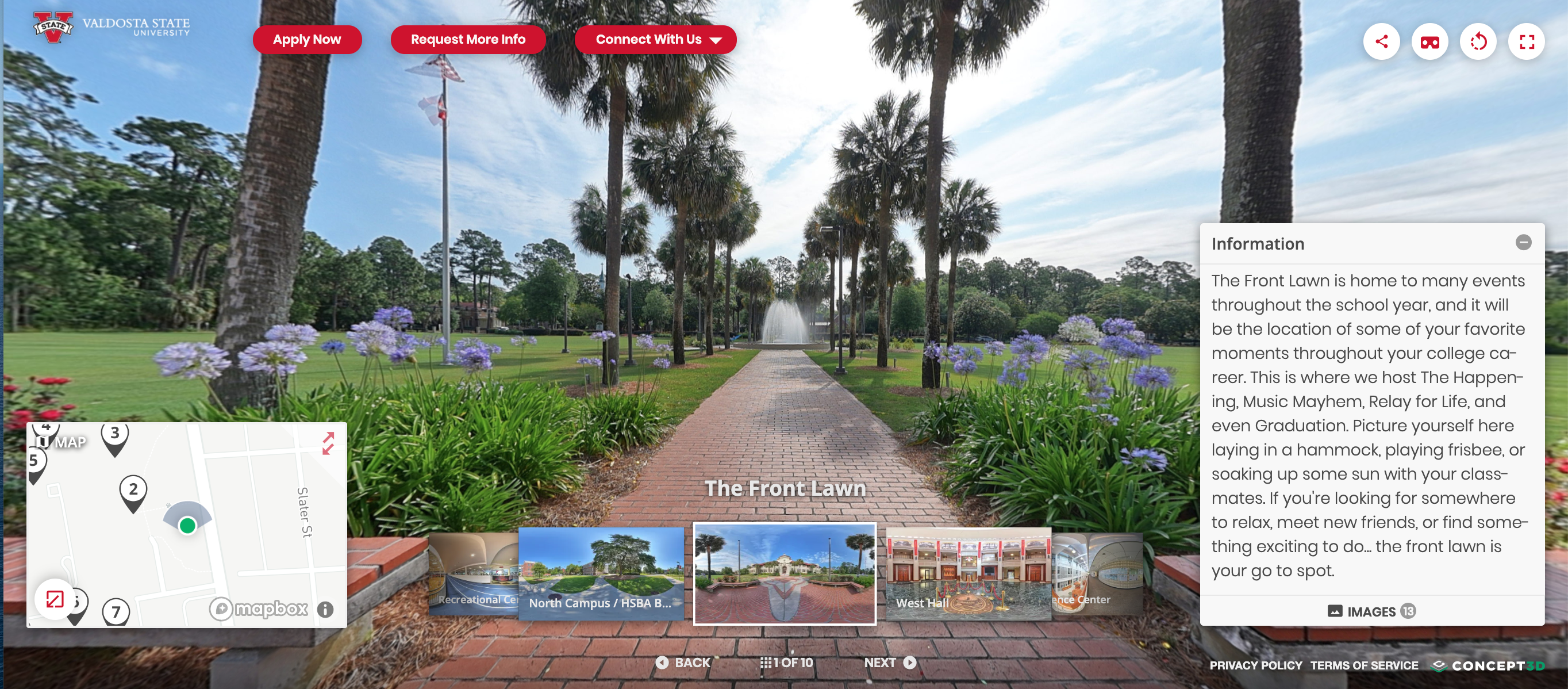 360 virtual tour static panoramas
