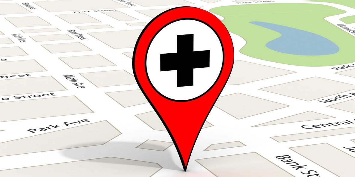 hospital virtual map