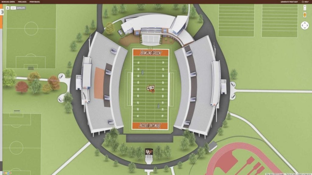Bowling Green university stadium