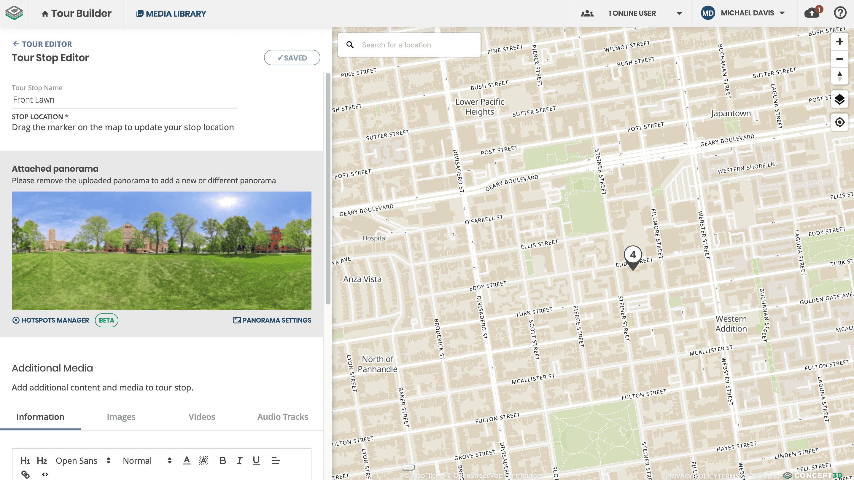 CMS Screenshot