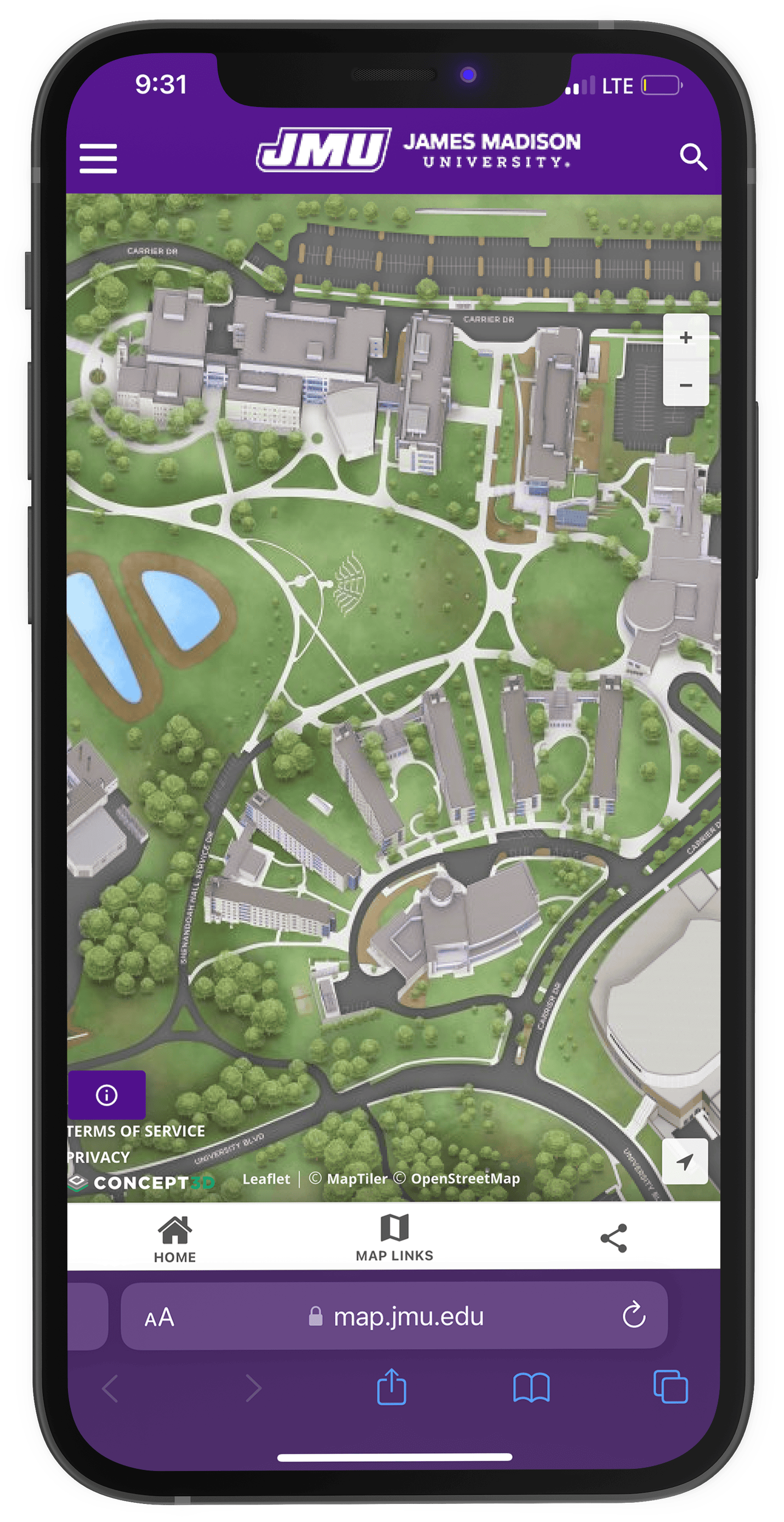 Interactive Map Phone