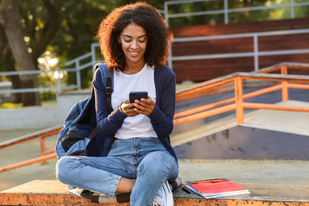 Prospective student following pathways