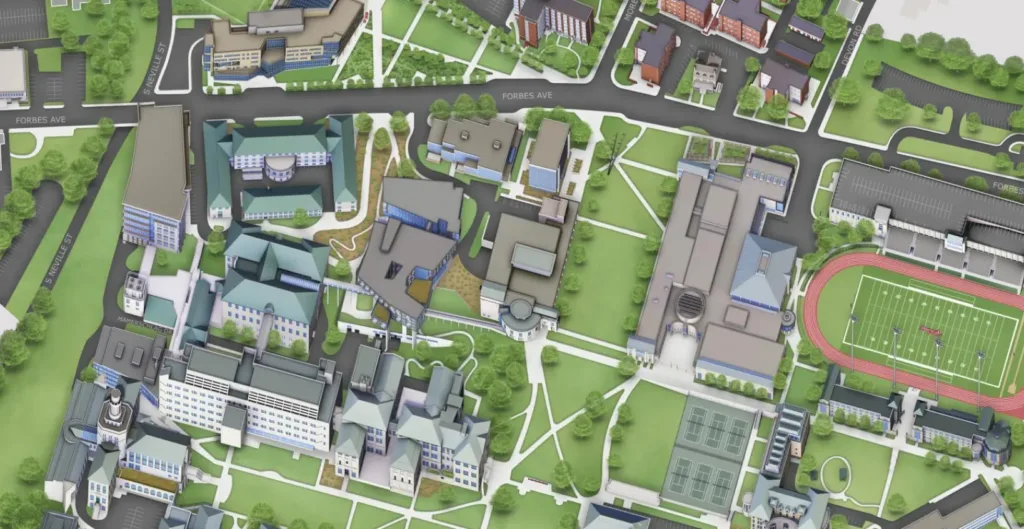Interactive Map of the University campus