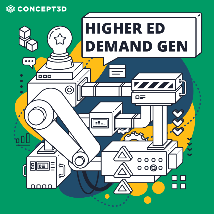 higher ed demand gen podcast logo