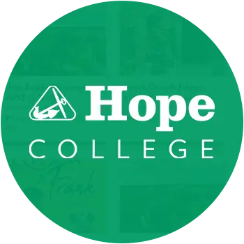 Green Circle with Hope College logo
