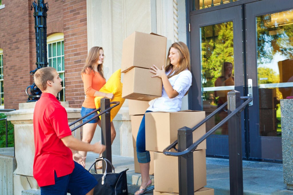 Volunteers & campus staff managing activities