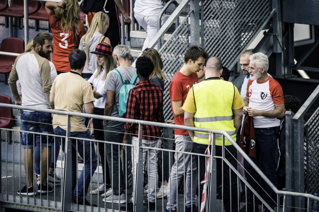 Better wayfinding for college football games helping people find their seats and navigate the stadium