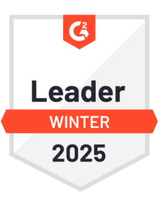 G2 Badge with "Leader Winter 2024"