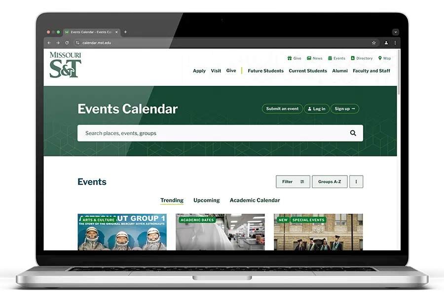Missouri S&T event calendar