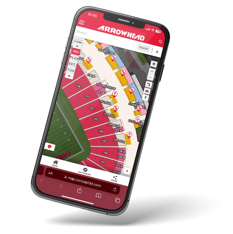 Kansas City Chiefs interactive Map