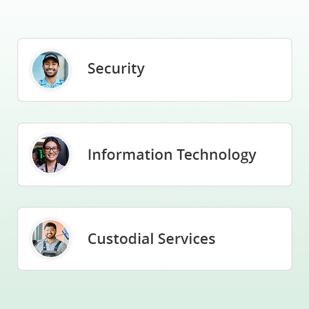 Service Providers on an event